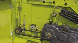 DIRECT DISC 600 P / 500 P: Höheneinstellung der Paddelwalze, optional auch hydraulisch. - JAGUAR Vorsatzgeräte