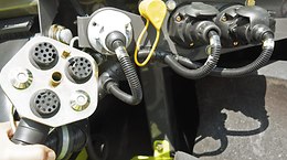 Schnellkuppleradaption für Maispflücker -